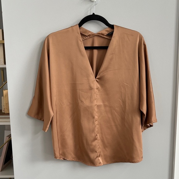 Banana Republic Tops - Banana Republic Tan Women's Blouse